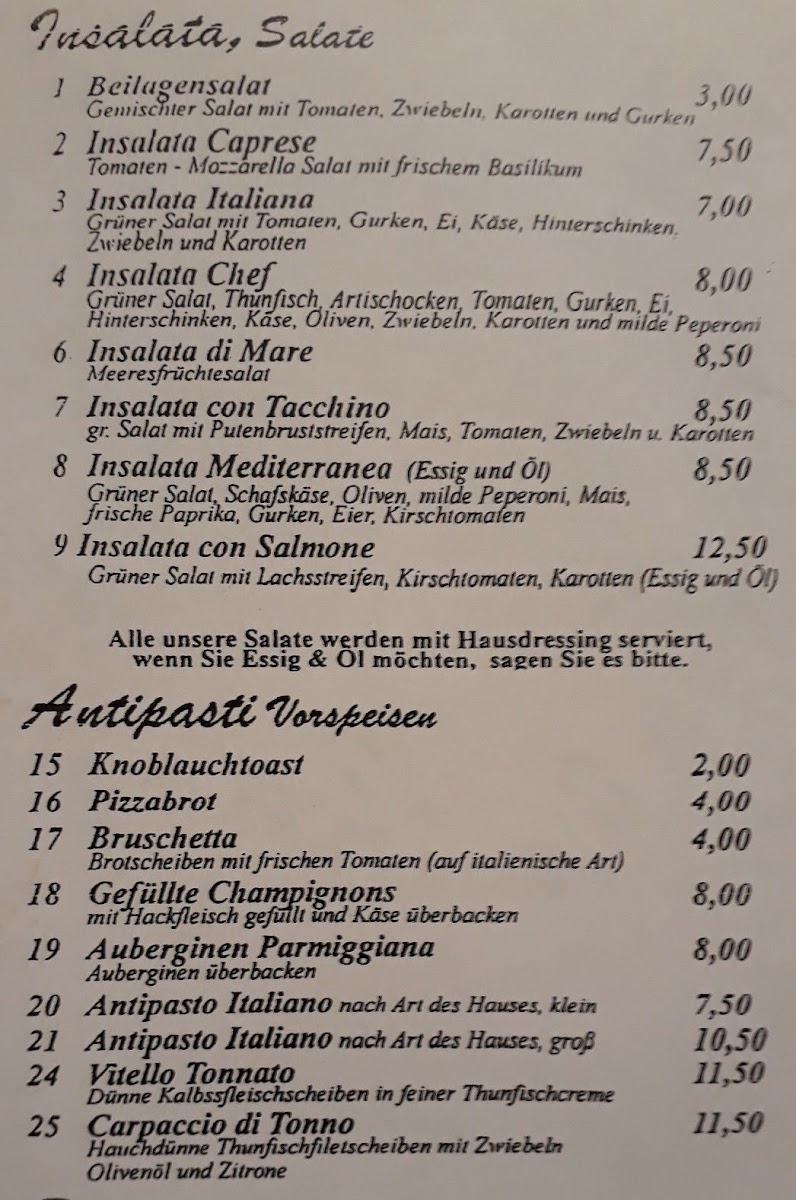 La Nave Photo Menu 2