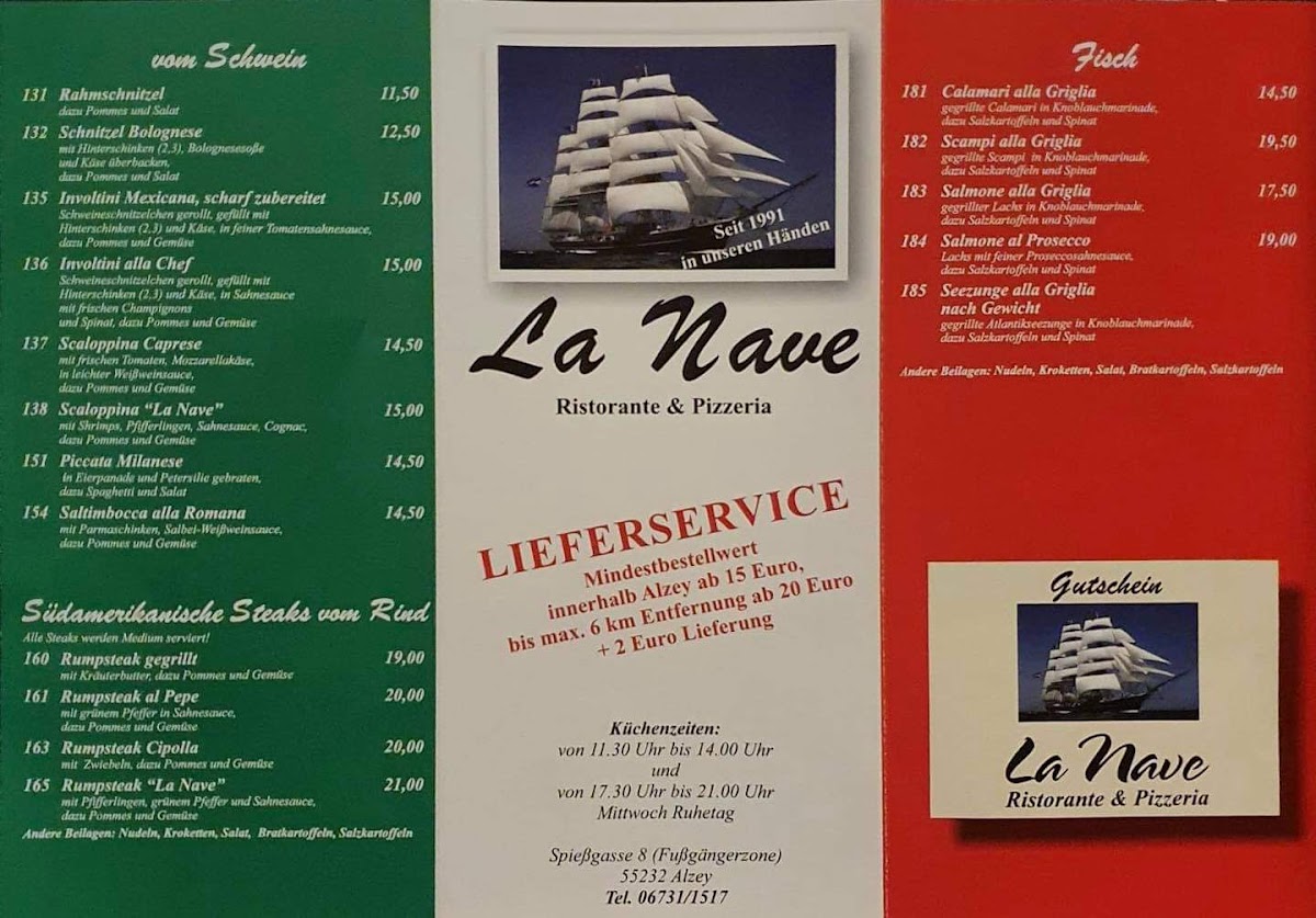 La Nave Photo Menu 4