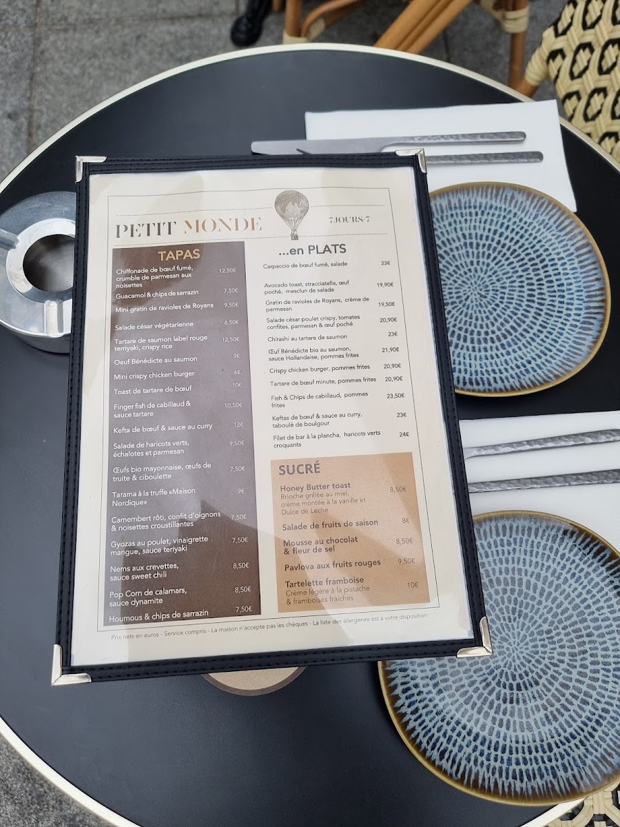 Petit monde Photo Menu 3