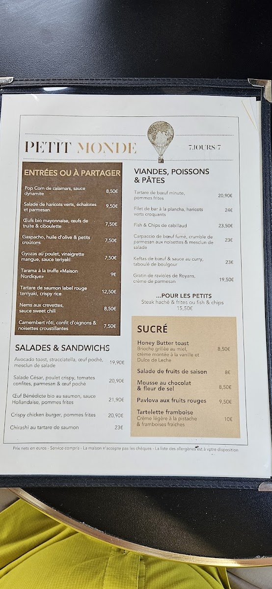 Petit monde Photo Menu 4