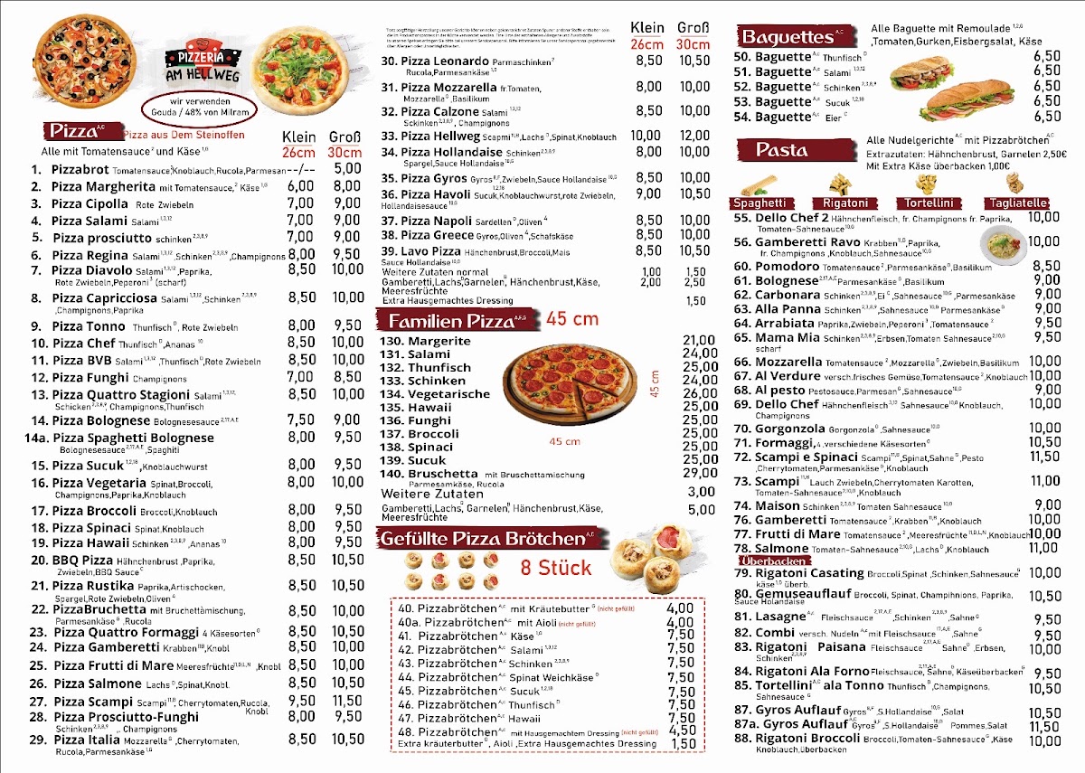 Pizzeria am Hellweg Dortmund Photo Menu 1