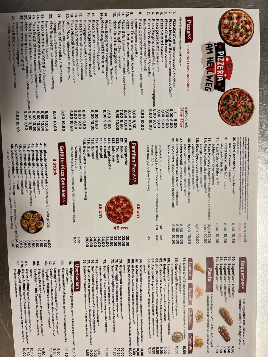 Pizzeria am Hellweg Dortmund Photo Menu 4