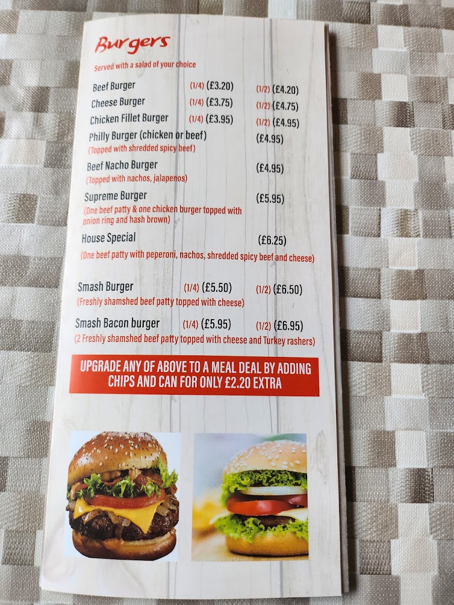Ainsdale Pasta & Pizzeria Photo Menu 3