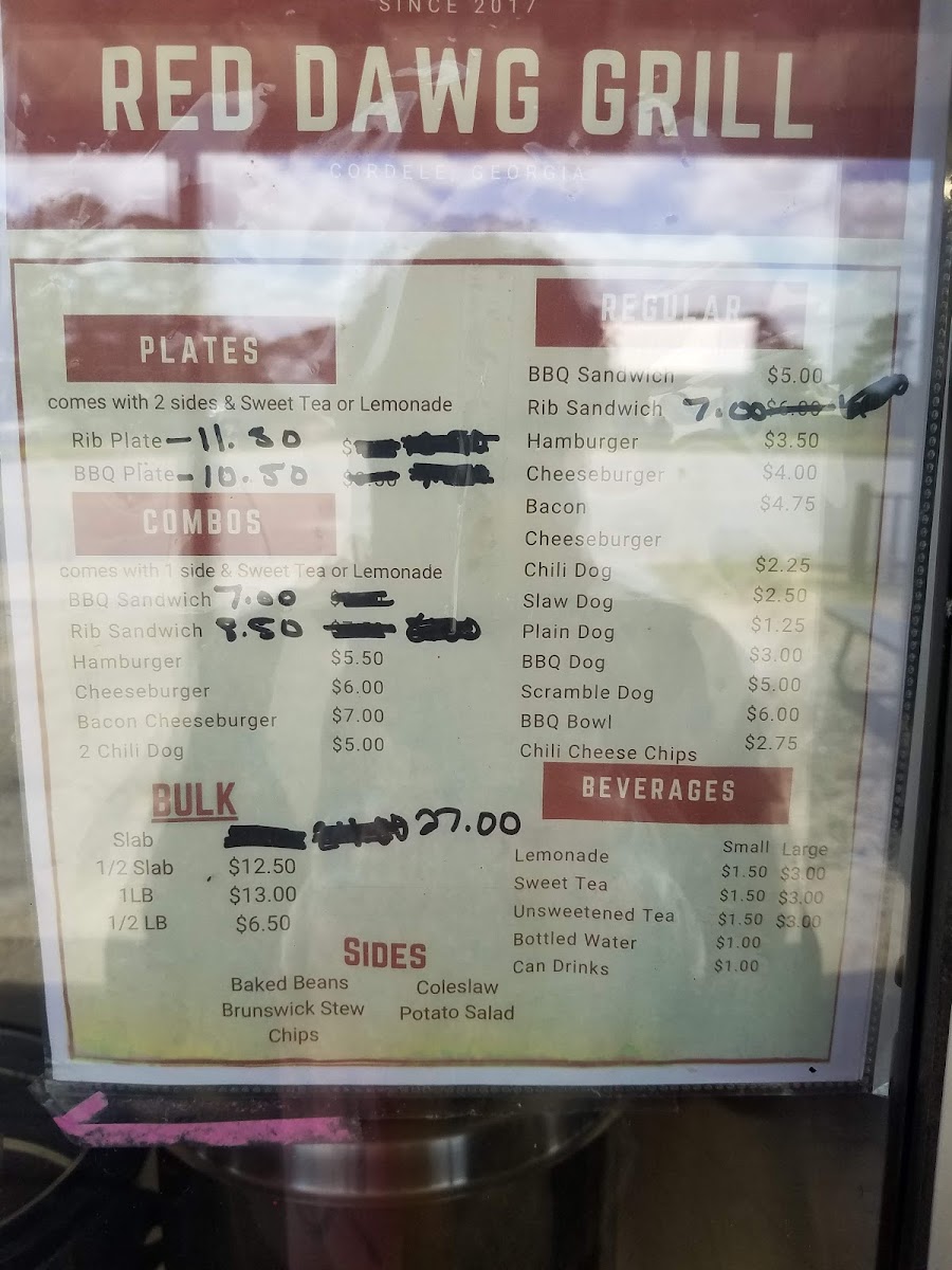 Red Dawg Grill Photo Menu 2