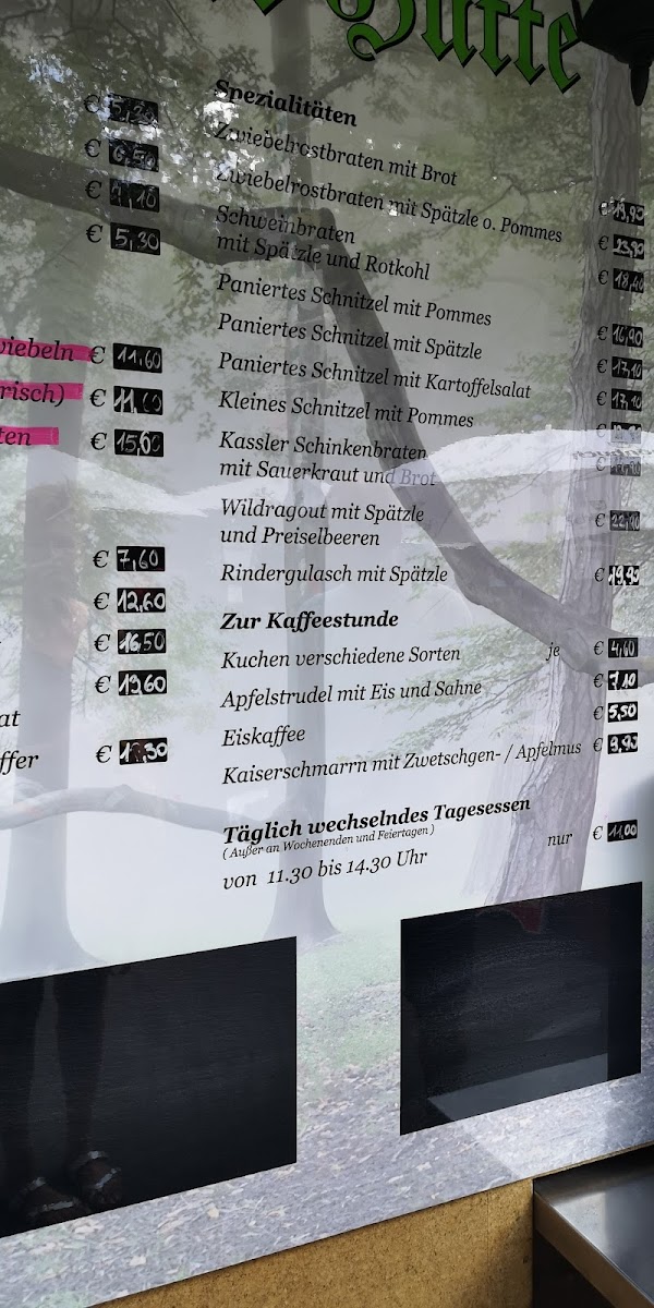 Waldgasthof Weiler Hütte Photo Menu 9