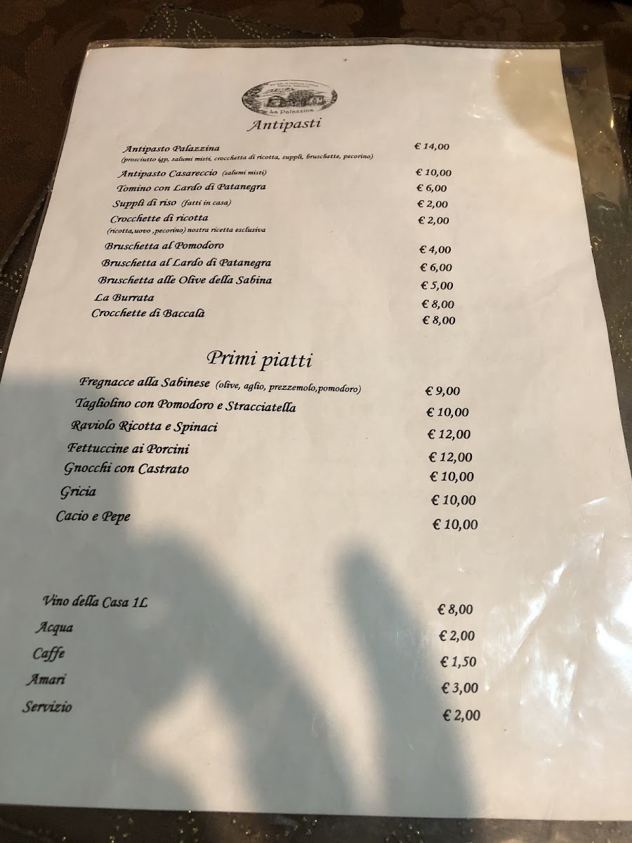 Trattoria La Palazzina Photo Menu 5