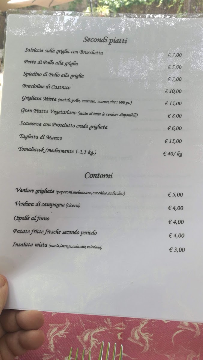 Trattoria La Palazzina Photo Menu 8