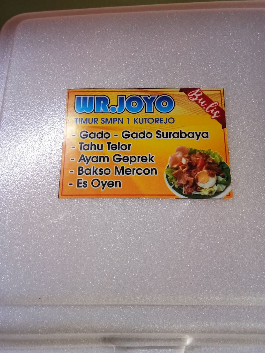 Warung Gado Gado Bu Lis Photo Menu 2