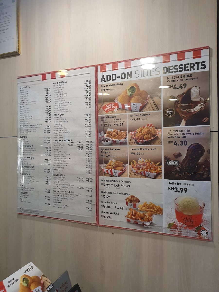 KFC Jalan Sultan Photo Menu 1