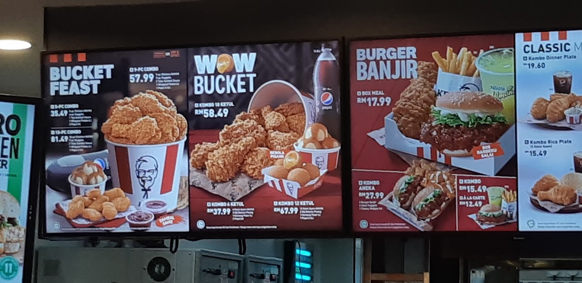 KFC Jalan Sultan Photo Menu 2