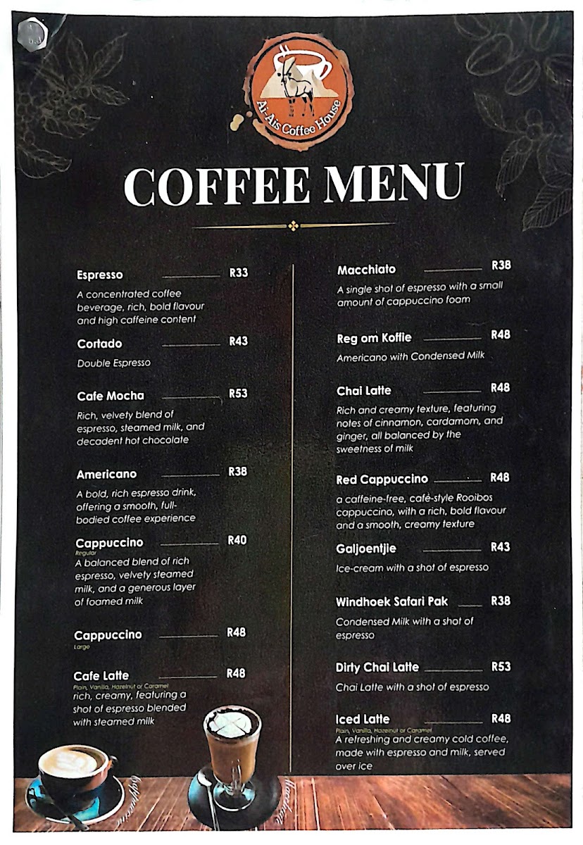 Ai-Ai's Coffee House Photo Menu 3