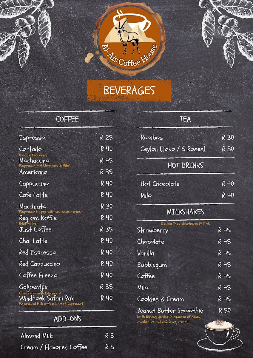Ai-Ai's Coffee House Photo Menu 7