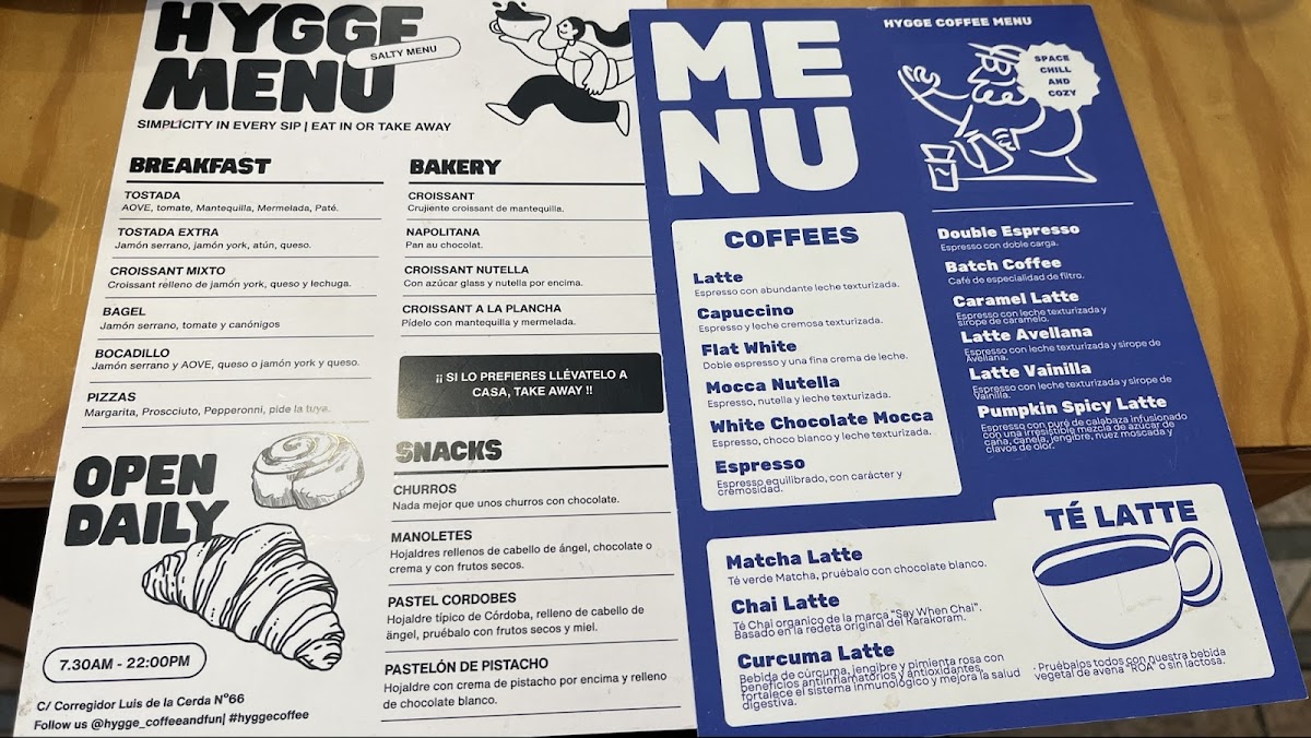 Hygge Cafe Photo Menu 1