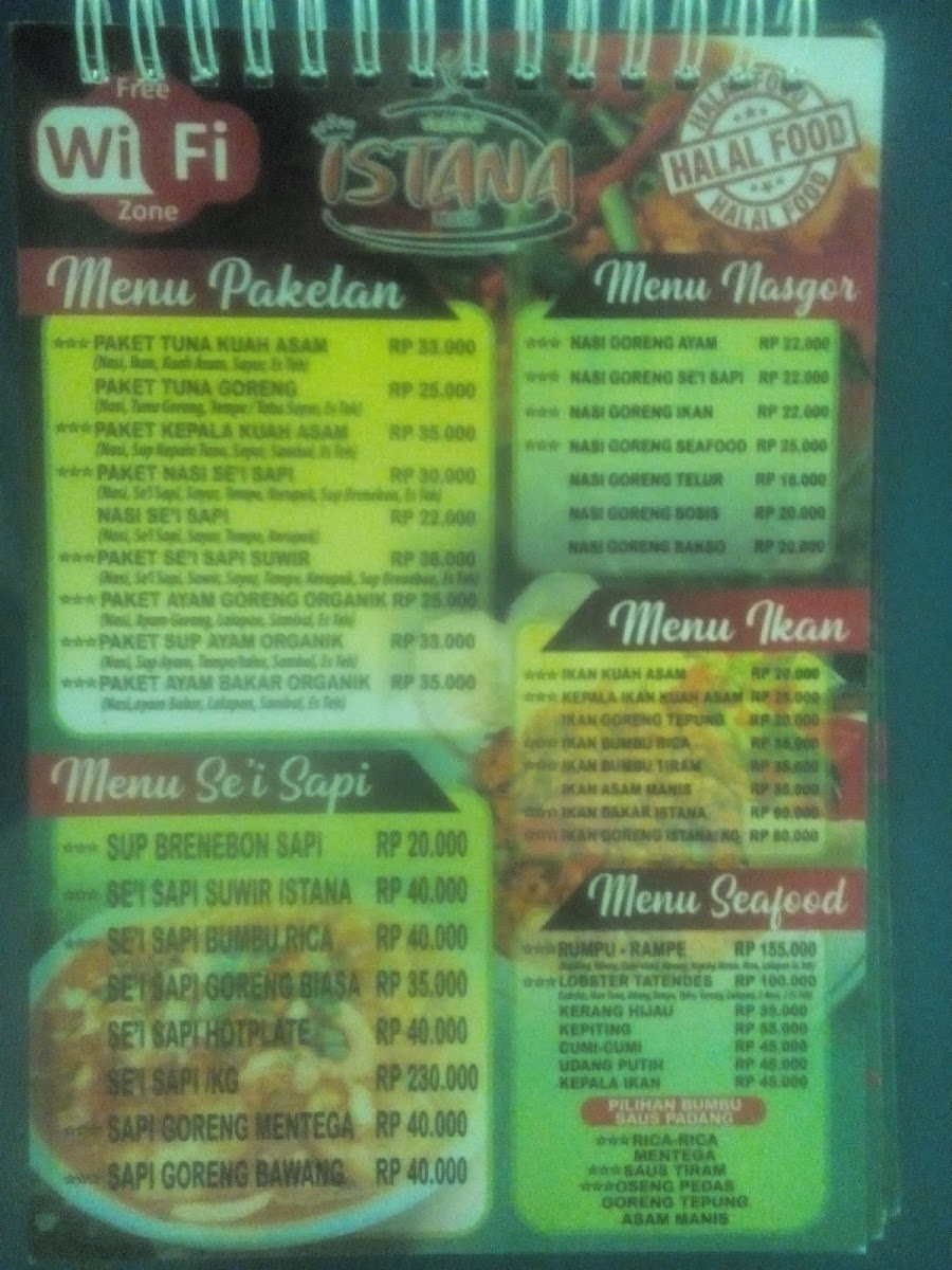 ISTANA Resto Photo Menu 10