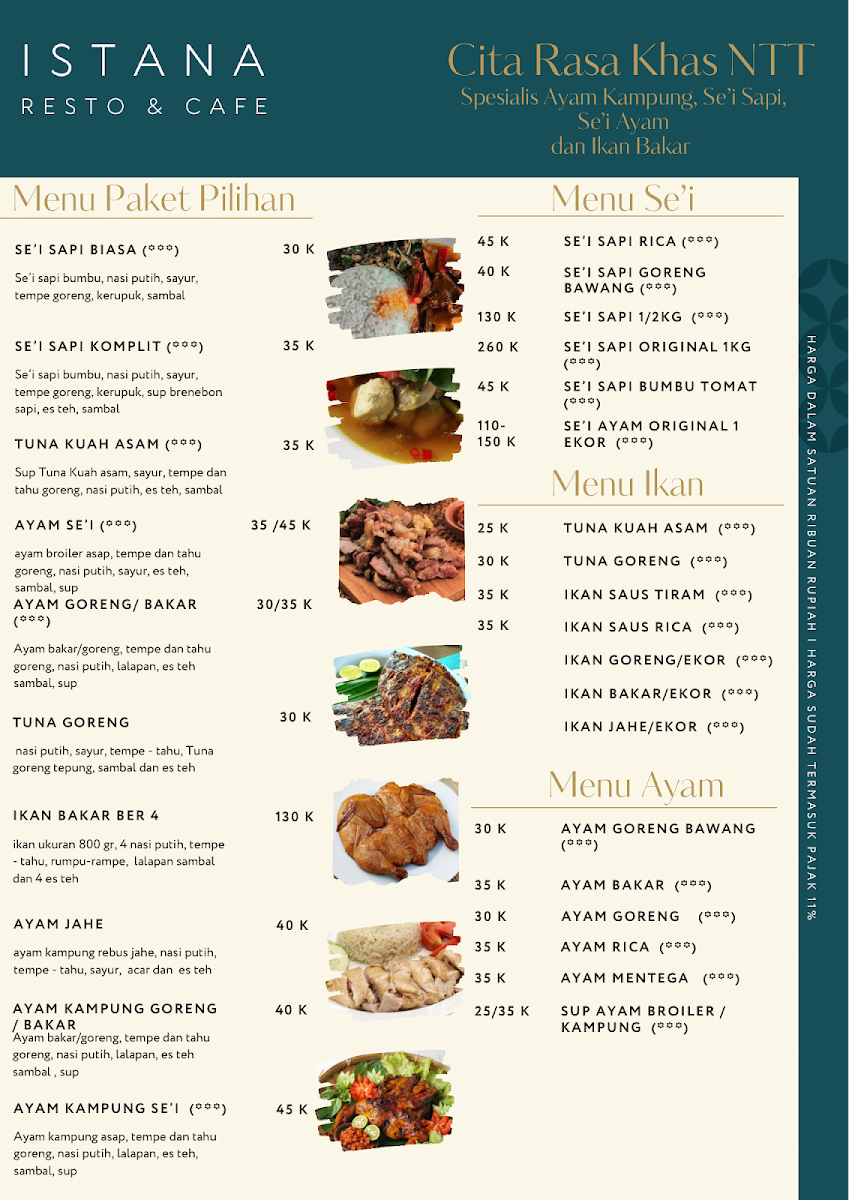 ISTANA Resto Photo Menu 2