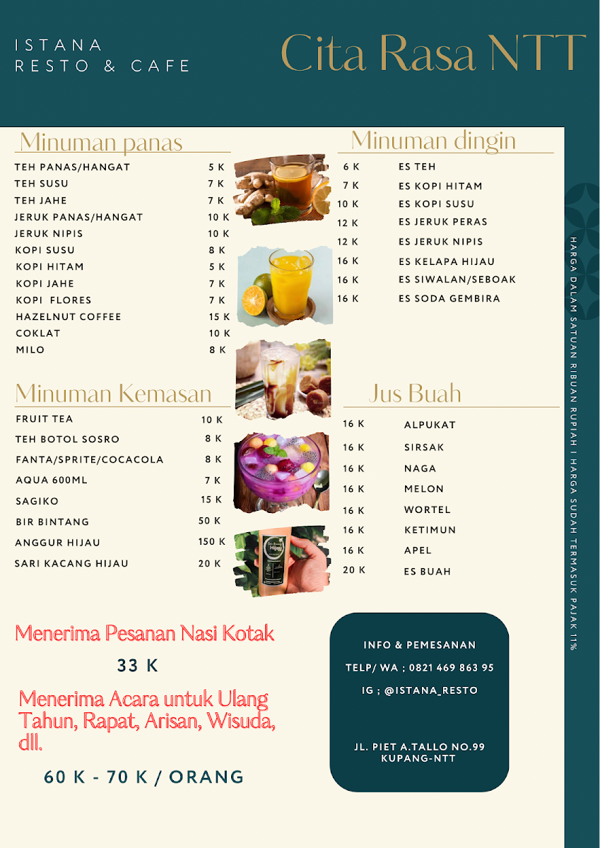 ISTANA Resto Photo Menu 3
