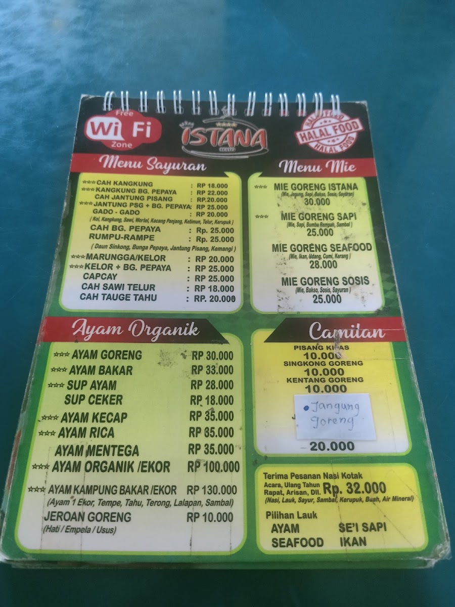 ISTANA Resto Photo Menu 5