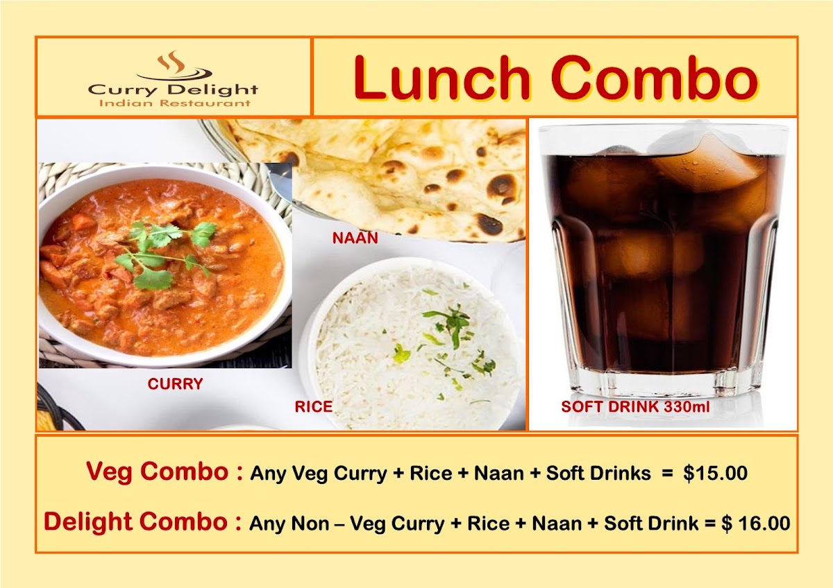 Curry Delight Indian Restaurant Photo Menu 3
