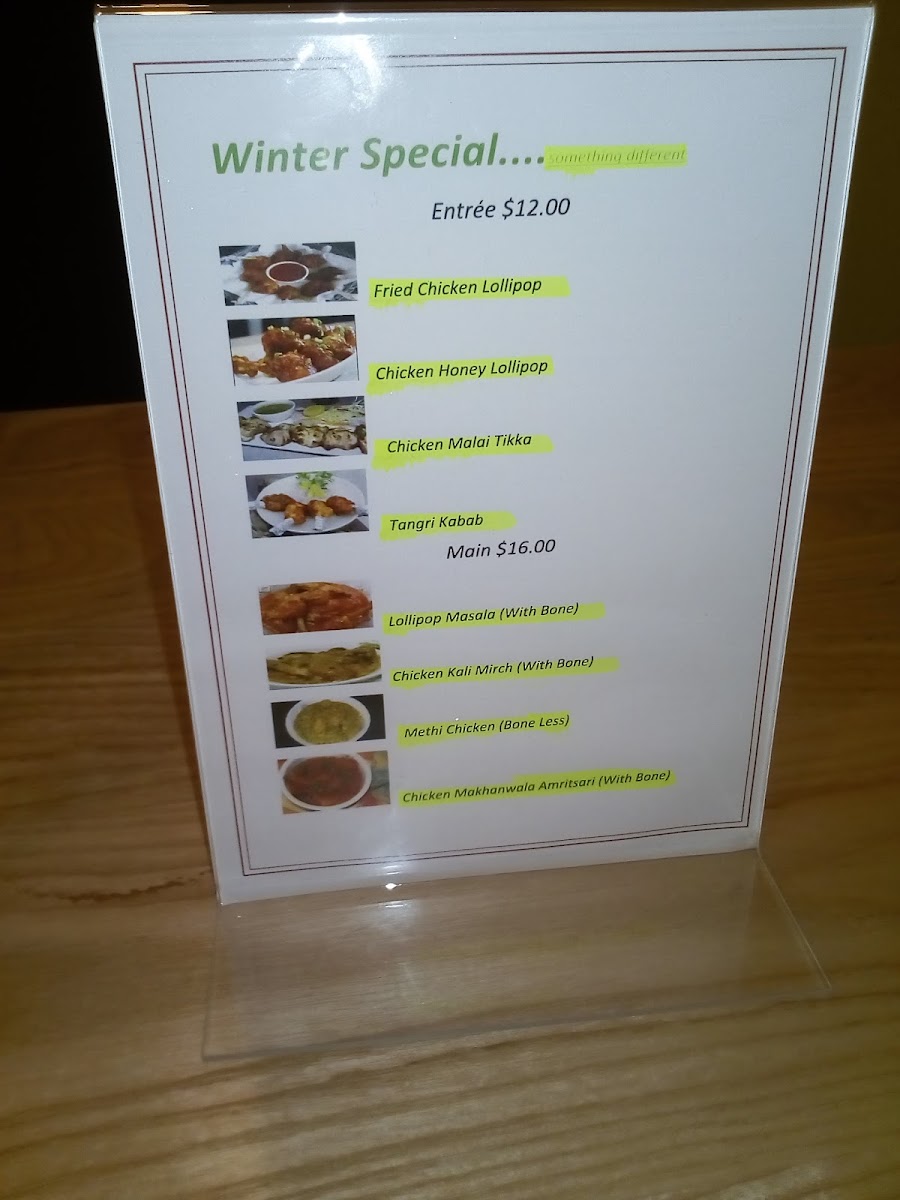 Curry Delight Indian Restaurant Photo Menu 8