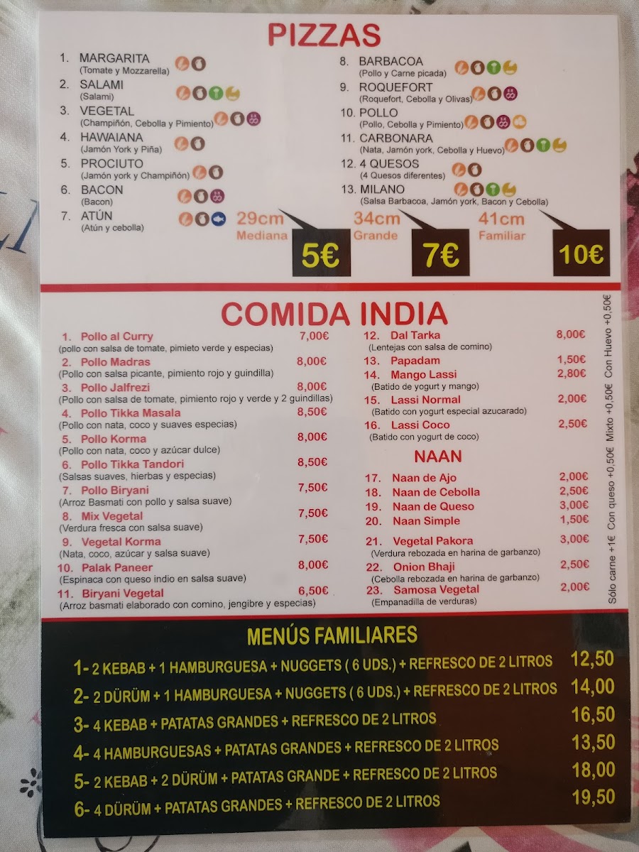 Pizzería Donner Kebab Resolana Photo Menu 8