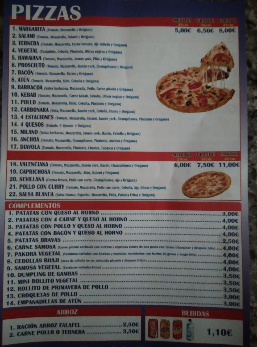 Pizzería Donner Kebab Resolana Photo Menu 9