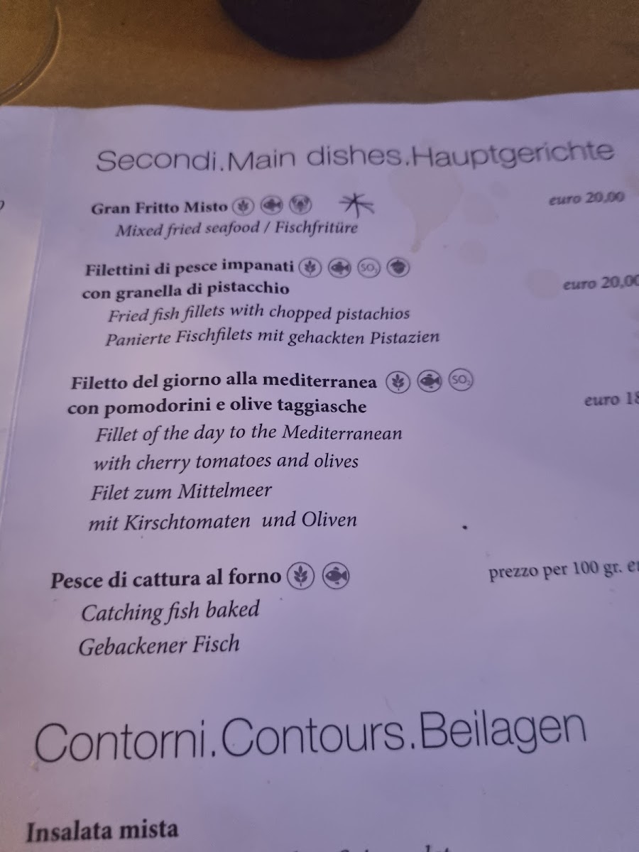 Alla Sorgente Photo Menu 3