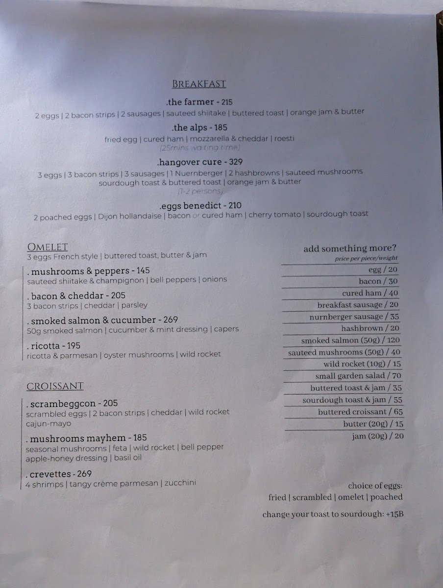Wooden Door Cafe Photo Menu 1