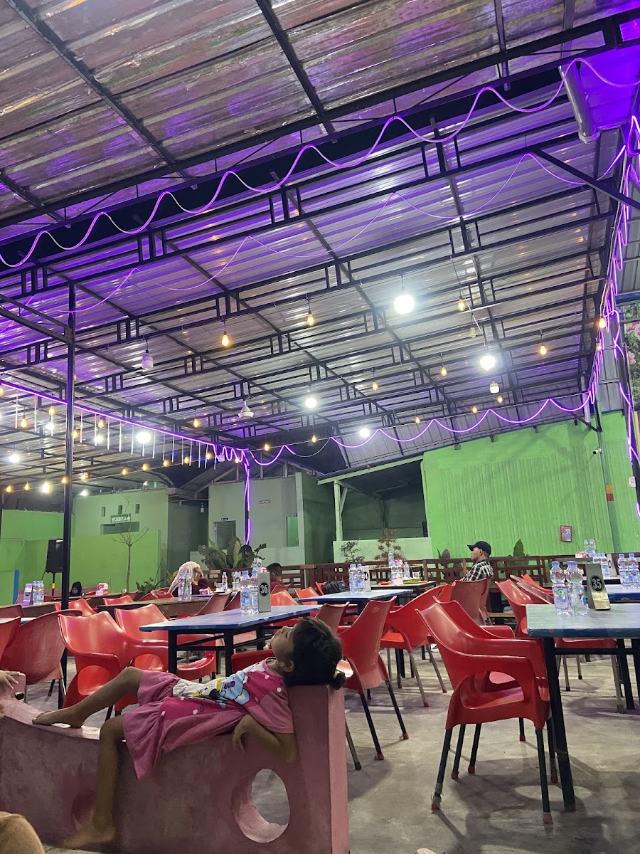 Ayam penyet matang