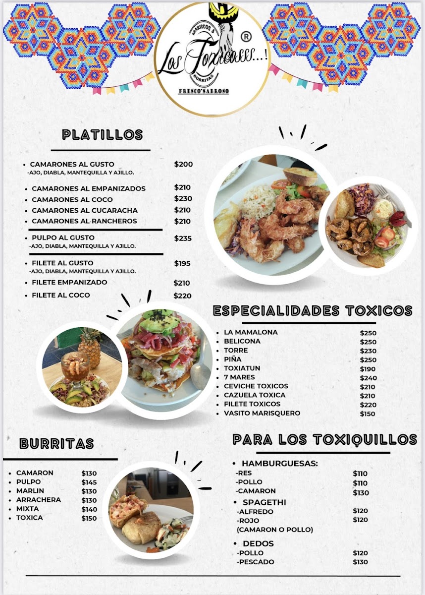 Mariscos y Burritas Los Tóxicosss Photo Menu 1