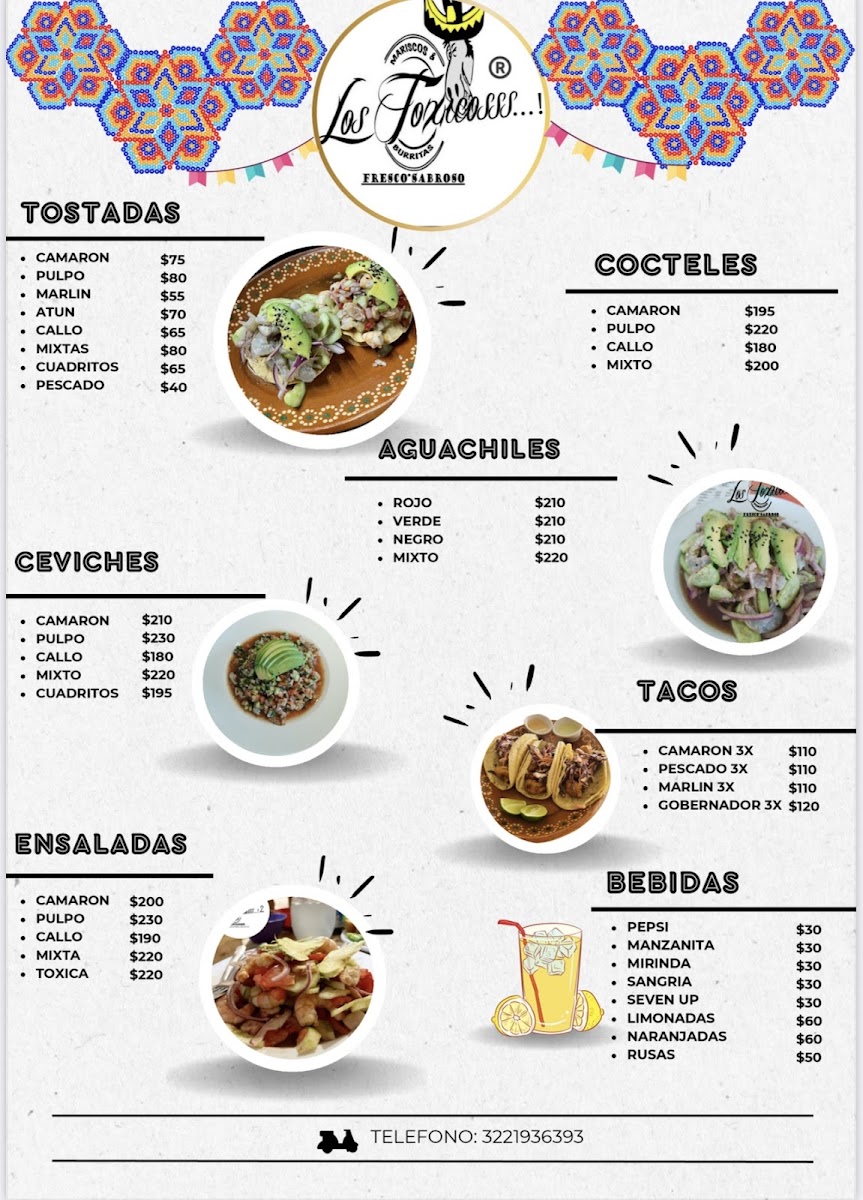 Mariscos y Burritas Los Tóxicosss Photo Menu 2