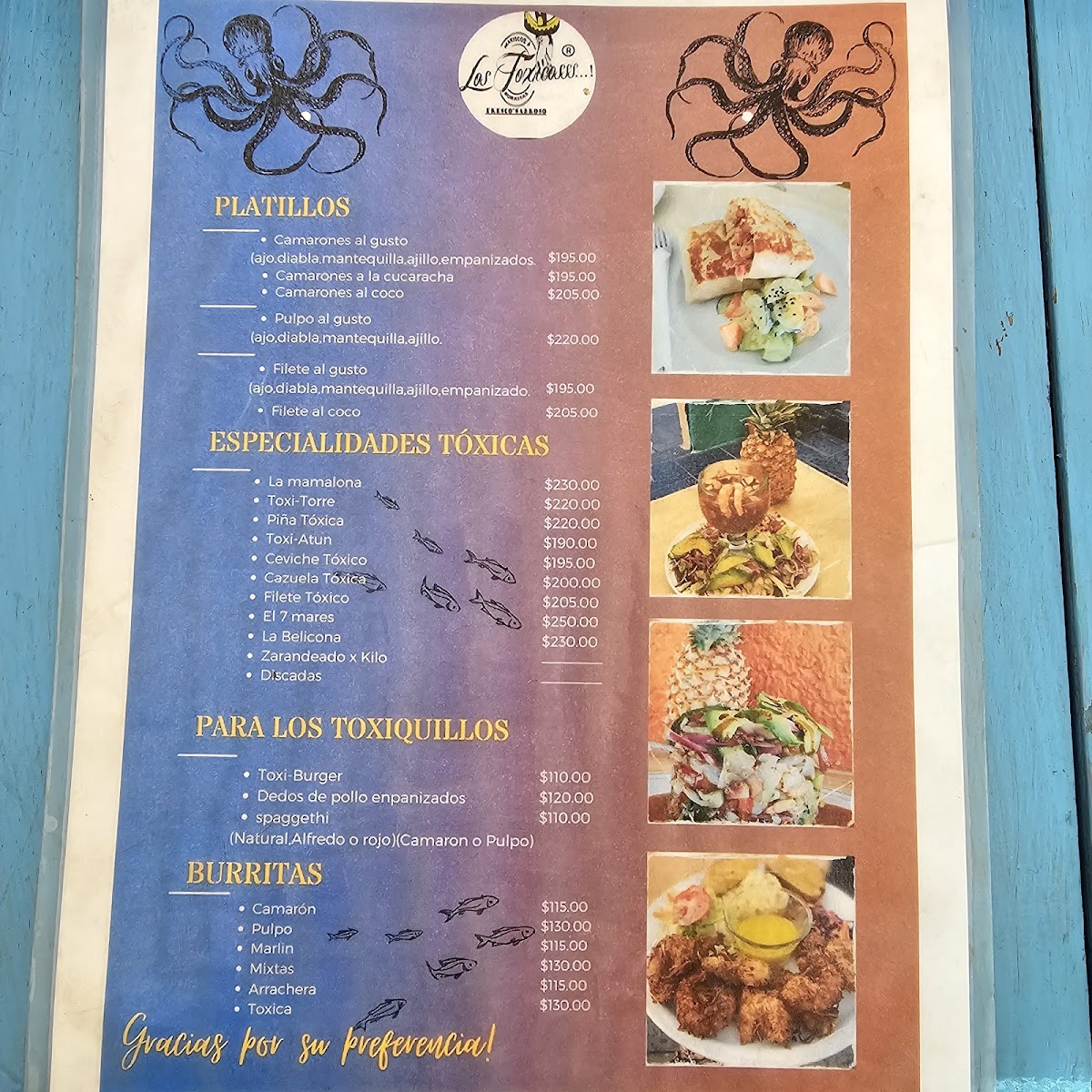 Mariscos y Burritas Los Tóxicosss Photo Menu 4