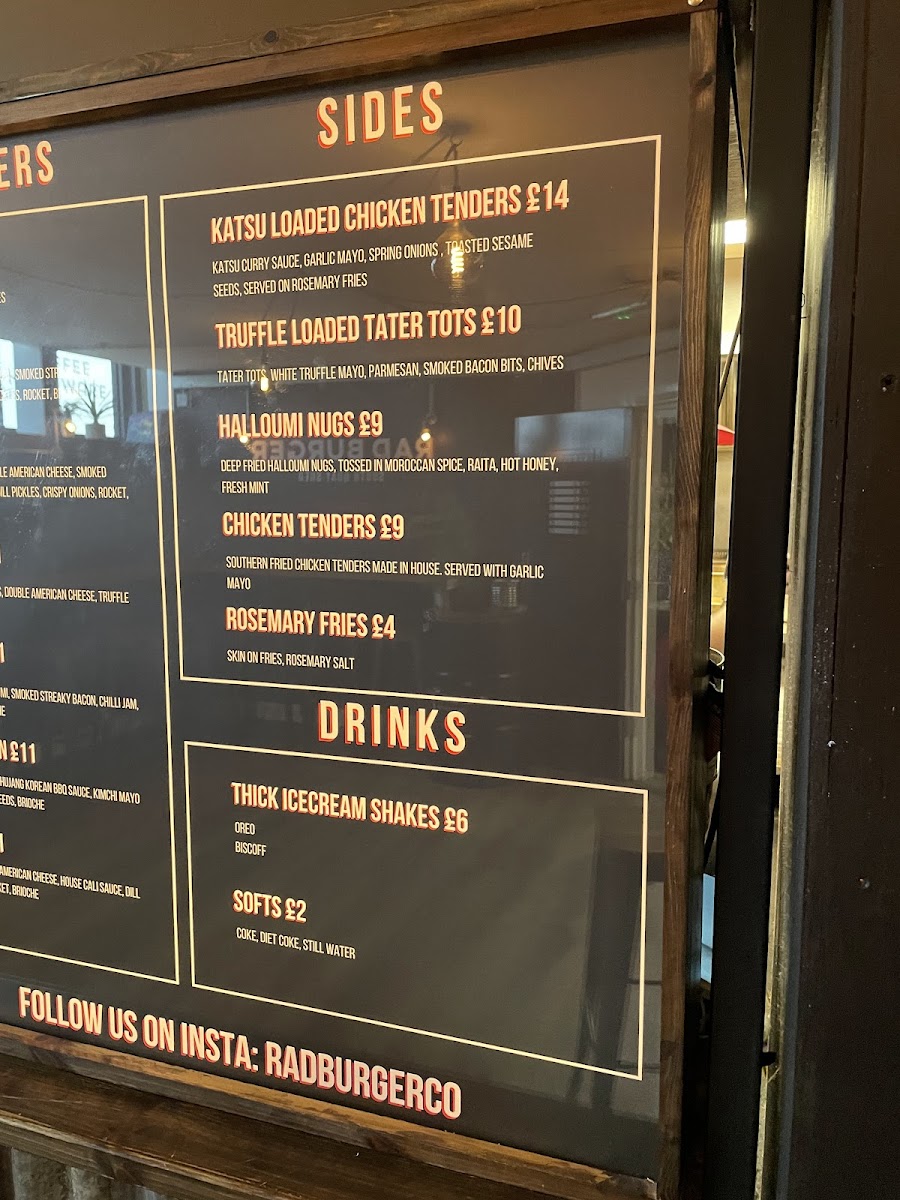 Rad Burger Photo Menu 4