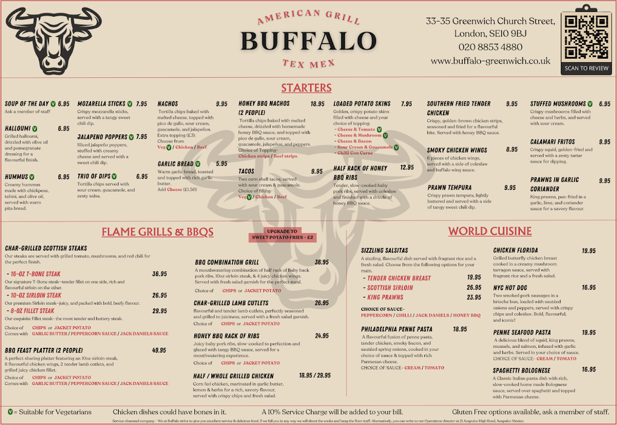 Buffalo American Grill & TexMex Photo Menu 1