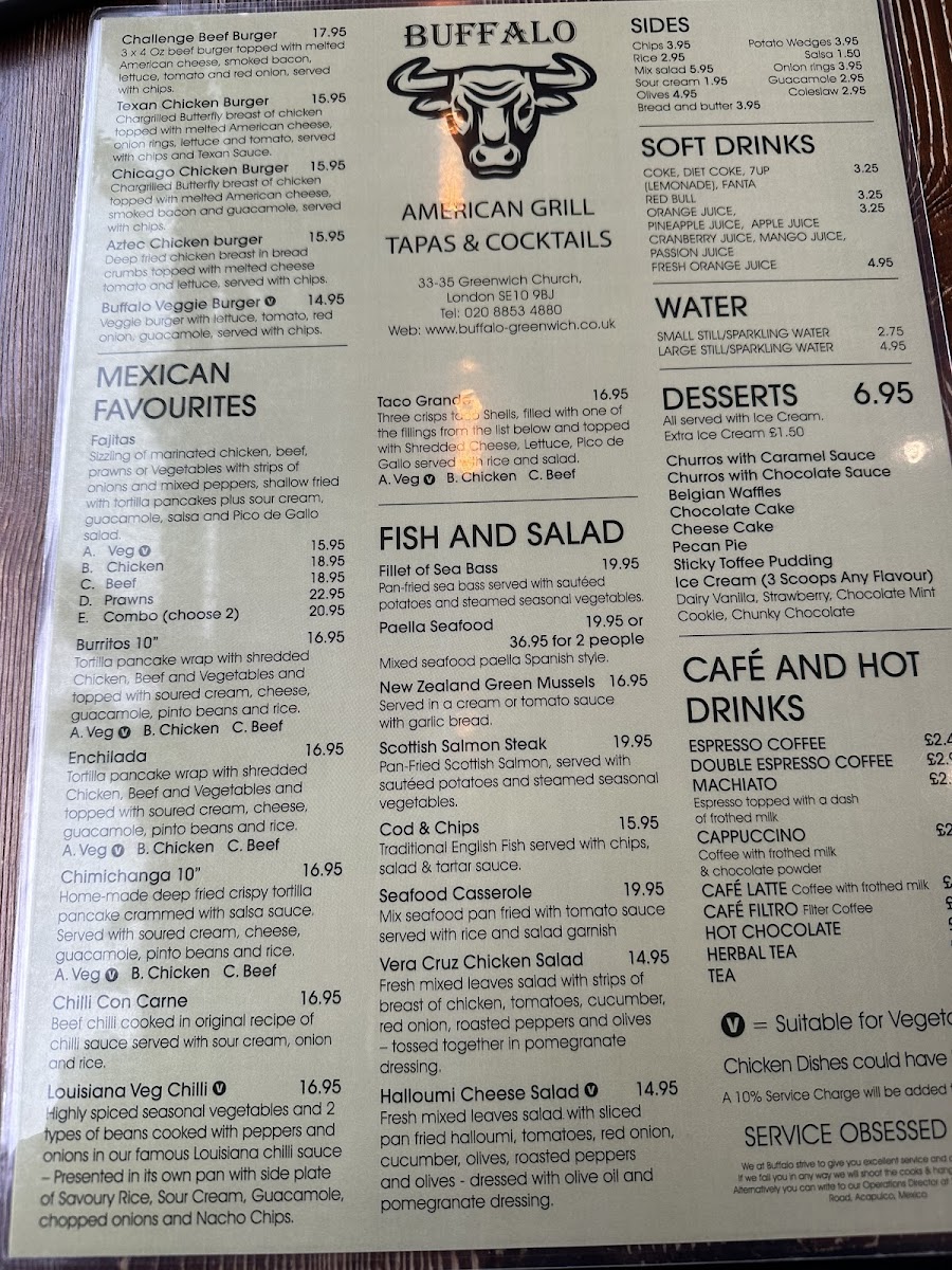 Buffalo American Grill & TexMex Photo Menu 10
