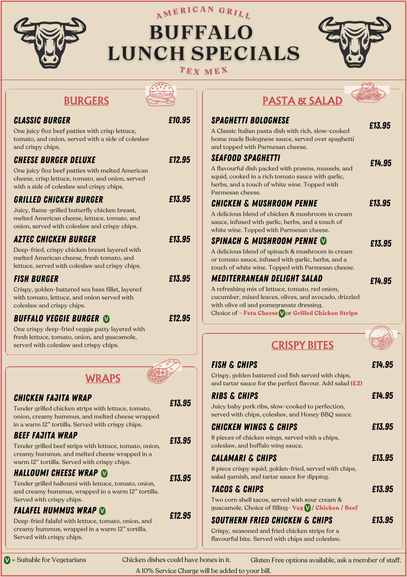Buffalo American Grill & TexMex Photo Menu 6