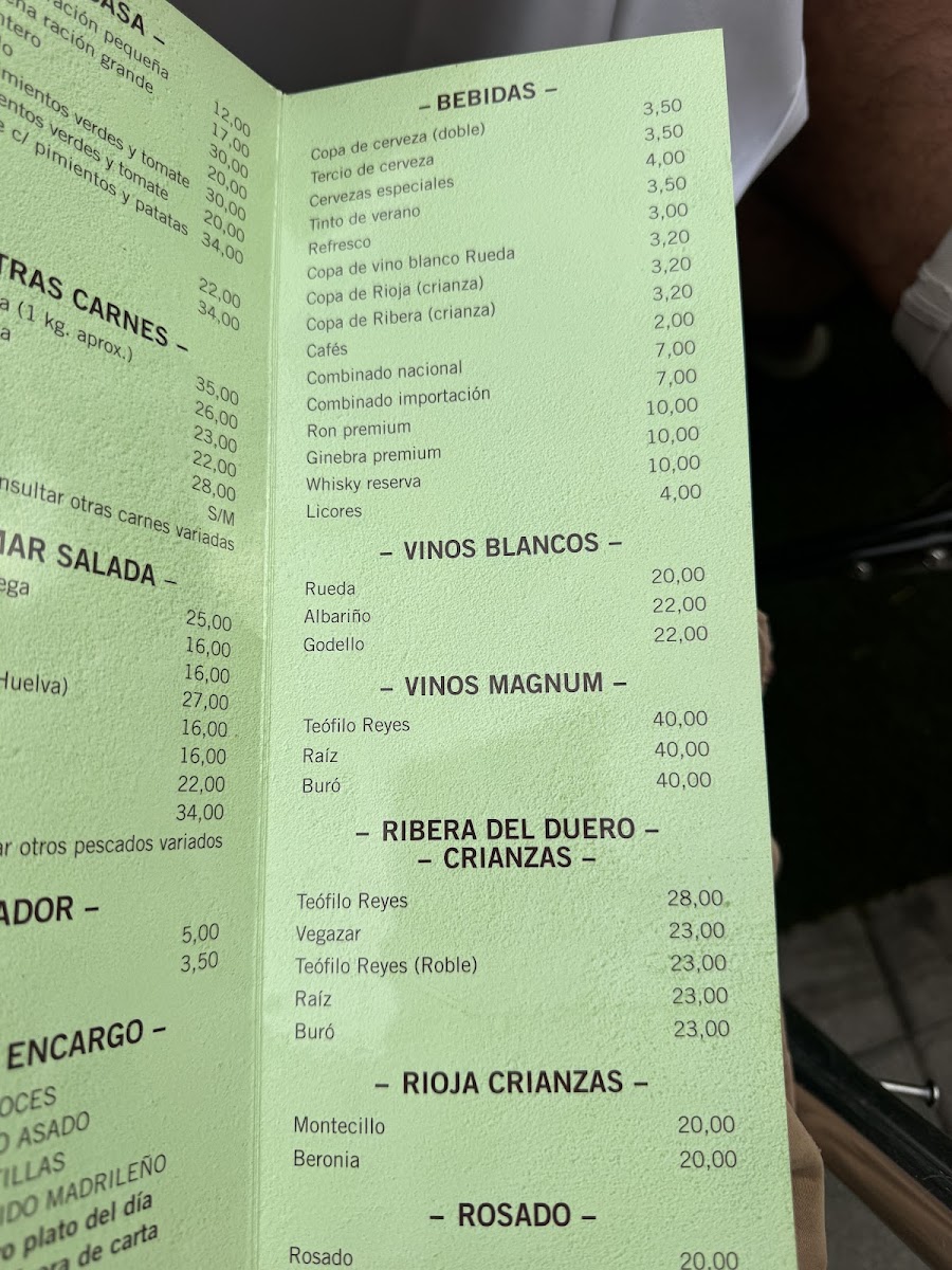 Restaurante Casa Florencio Photo Menu 9