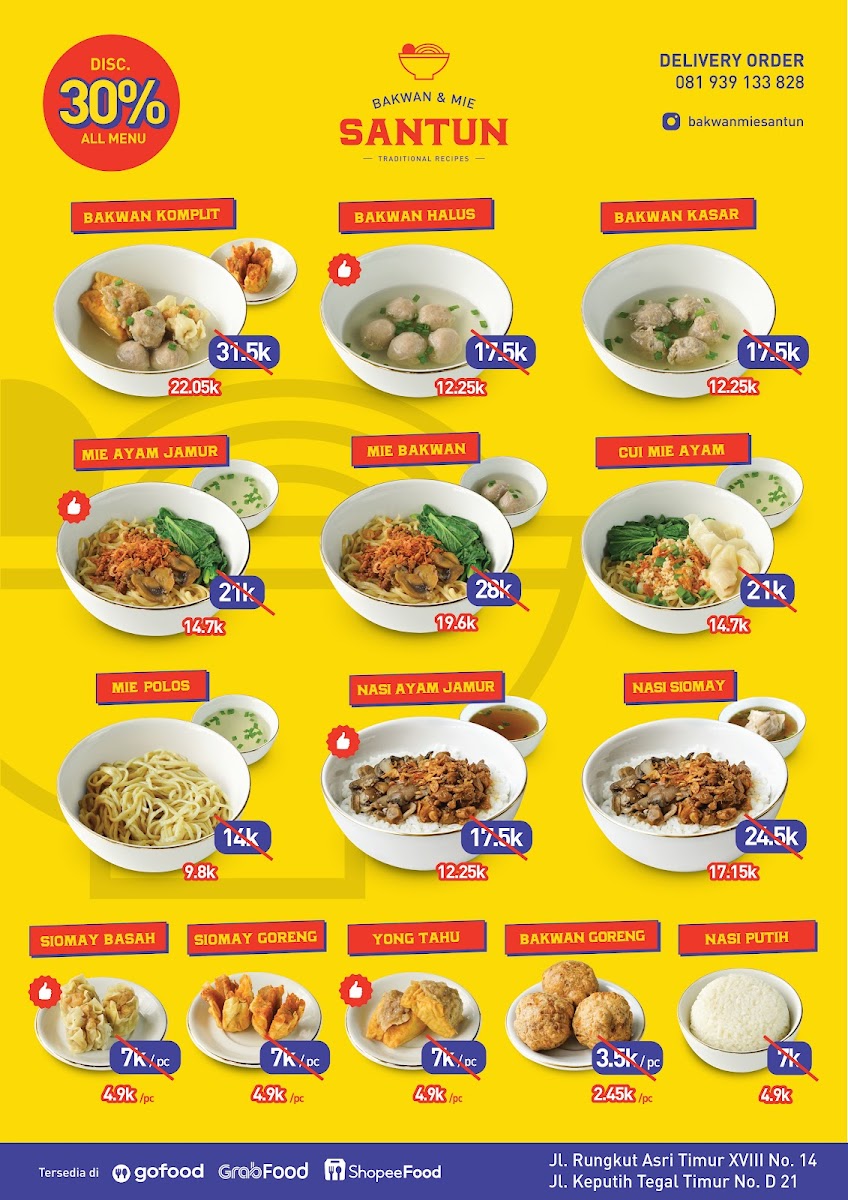 Bakwan & Mie Santun Rungkut Photo Menu 1