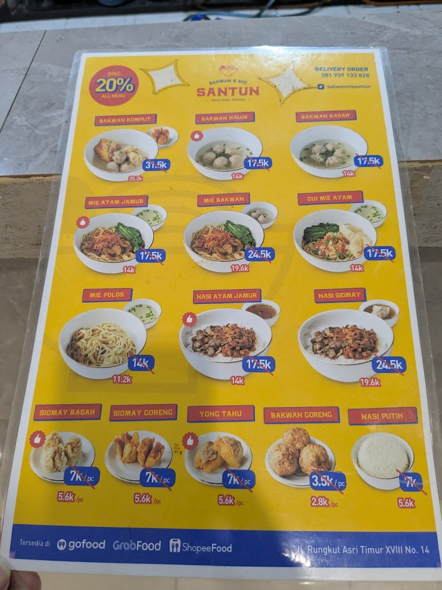 Bakwan & Mie Santun Rungkut Photo Menu 10