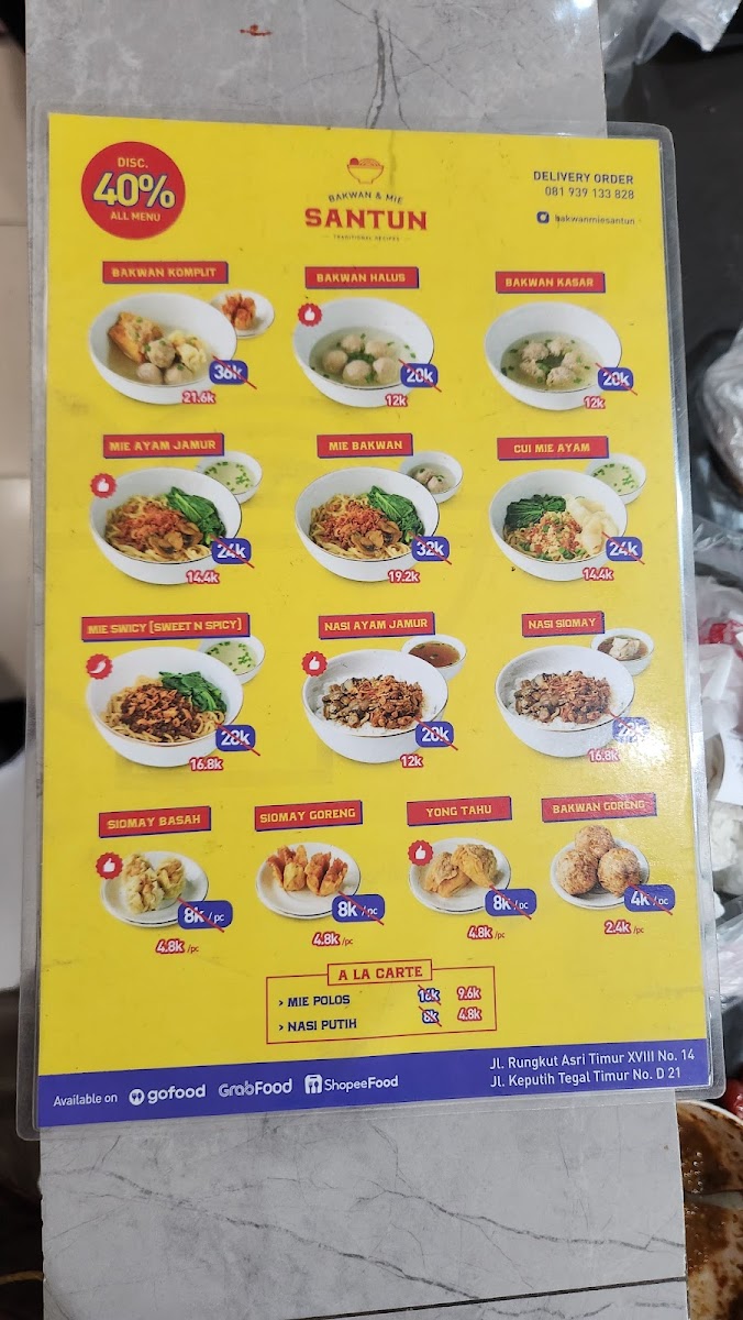Bakwan & Mie Santun Rungkut Photo Menu 3