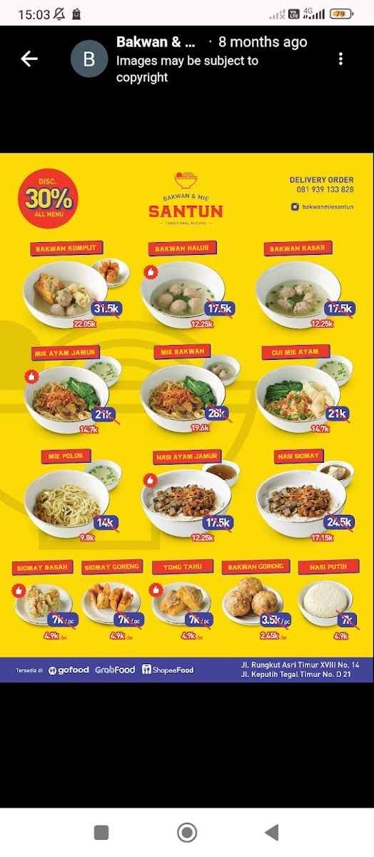 Bakwan & Mie Santun Rungkut Photo Menu 8