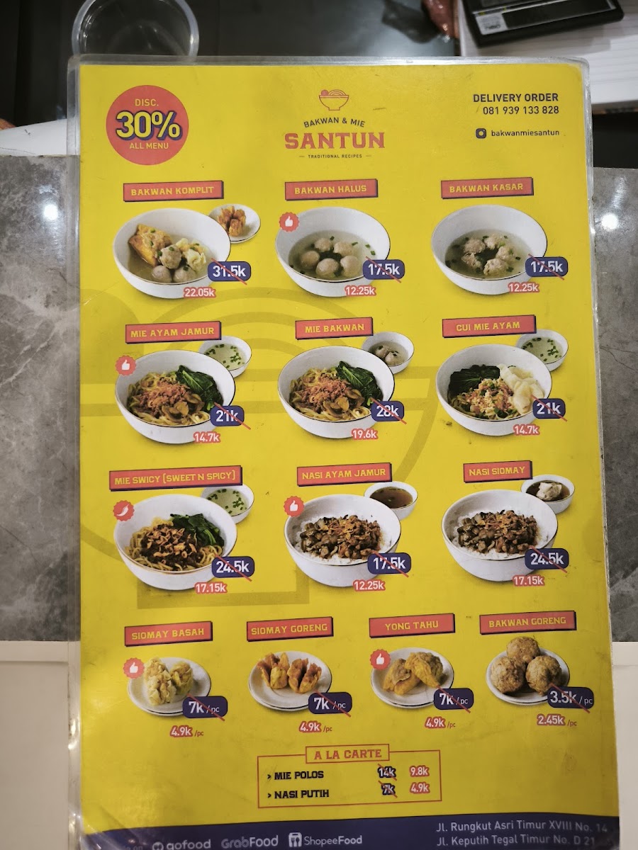 Bakwan & Mie Santun Rungkut Photo Menu 9