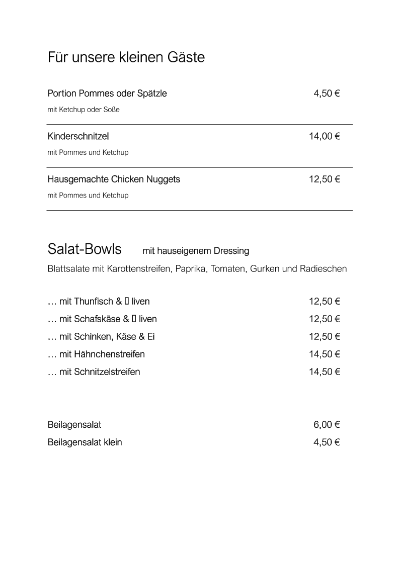Seeblick Empfingen Photo Menu 9