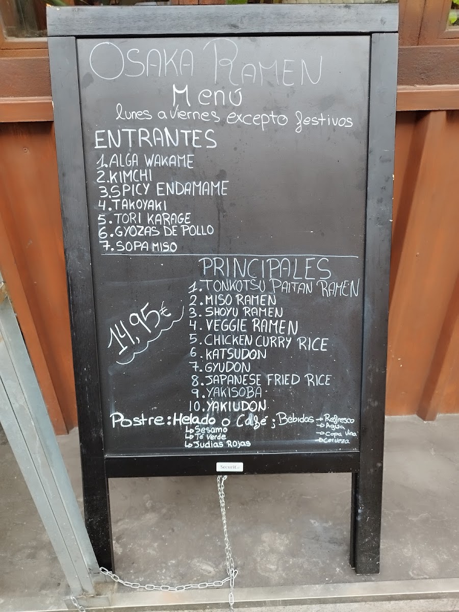 Osaka Ramen Photo Menu 3