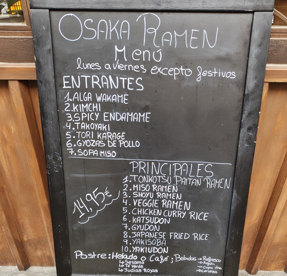 Osaka Ramen Photo Menu 6