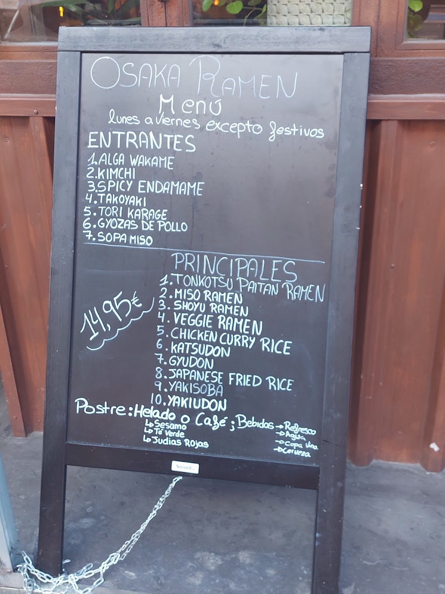 Osaka Ramen Photo Menu 8