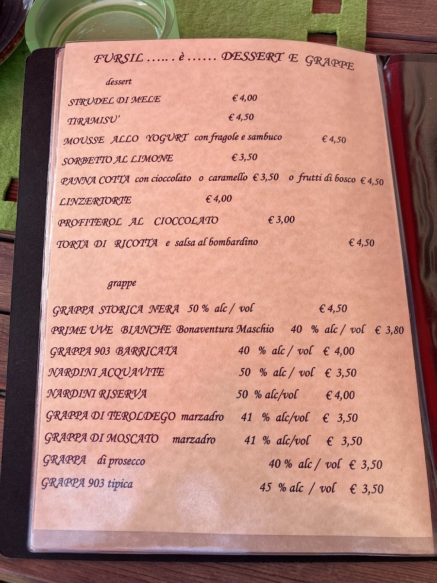 Pizzeria ristorante Fursil Photo Menu 8