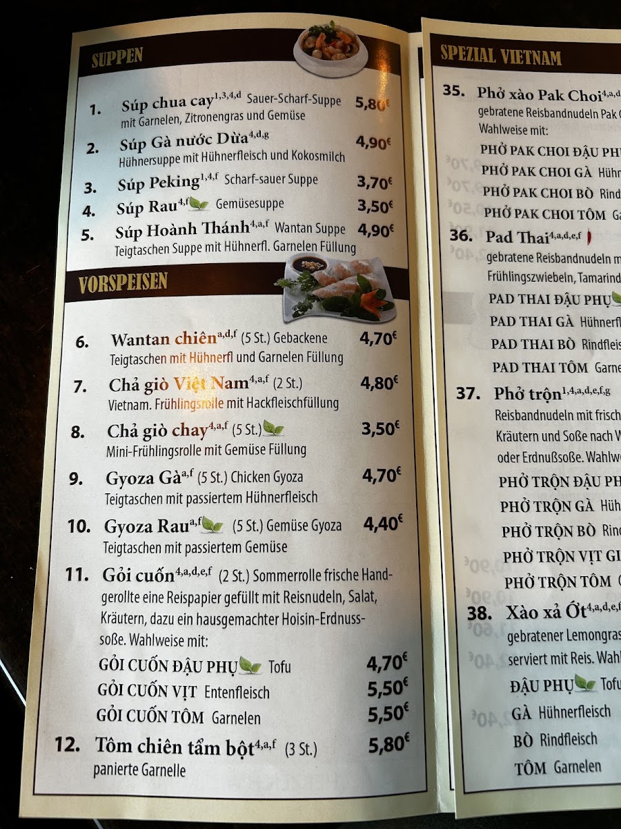 Sinh Ba - vietnamesische Küche Photo Menu 10