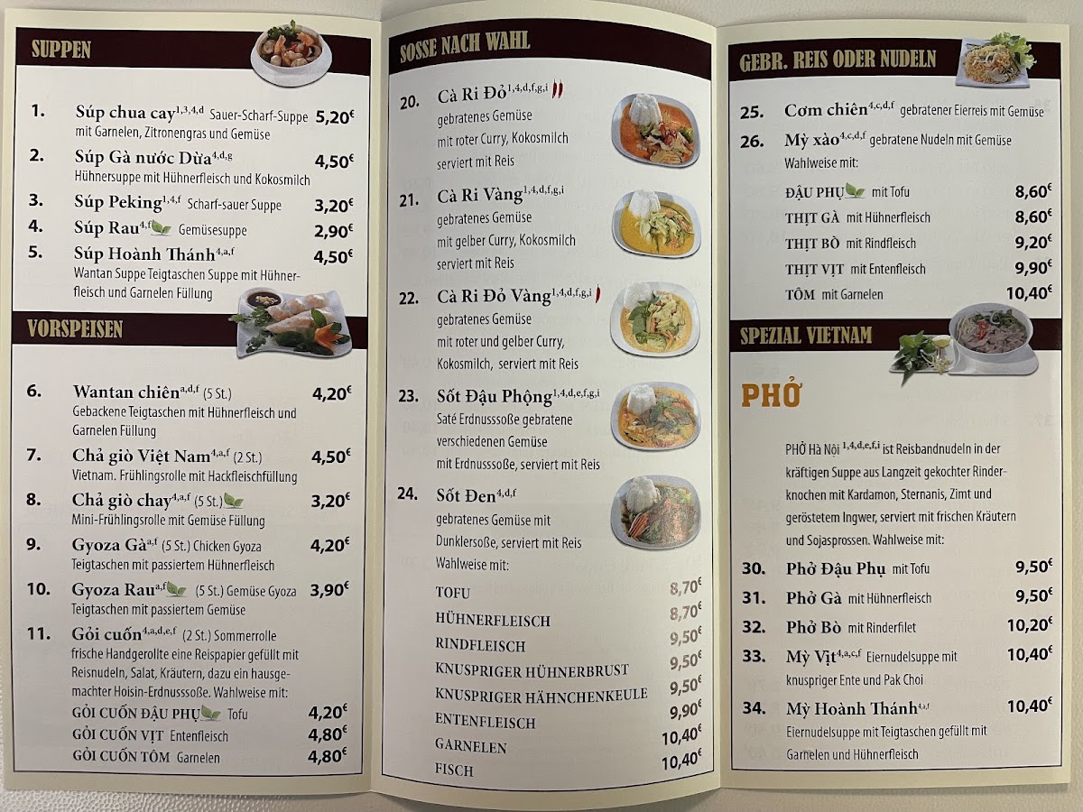 Sinh Ba - vietnamesische Küche Photo Menu 7