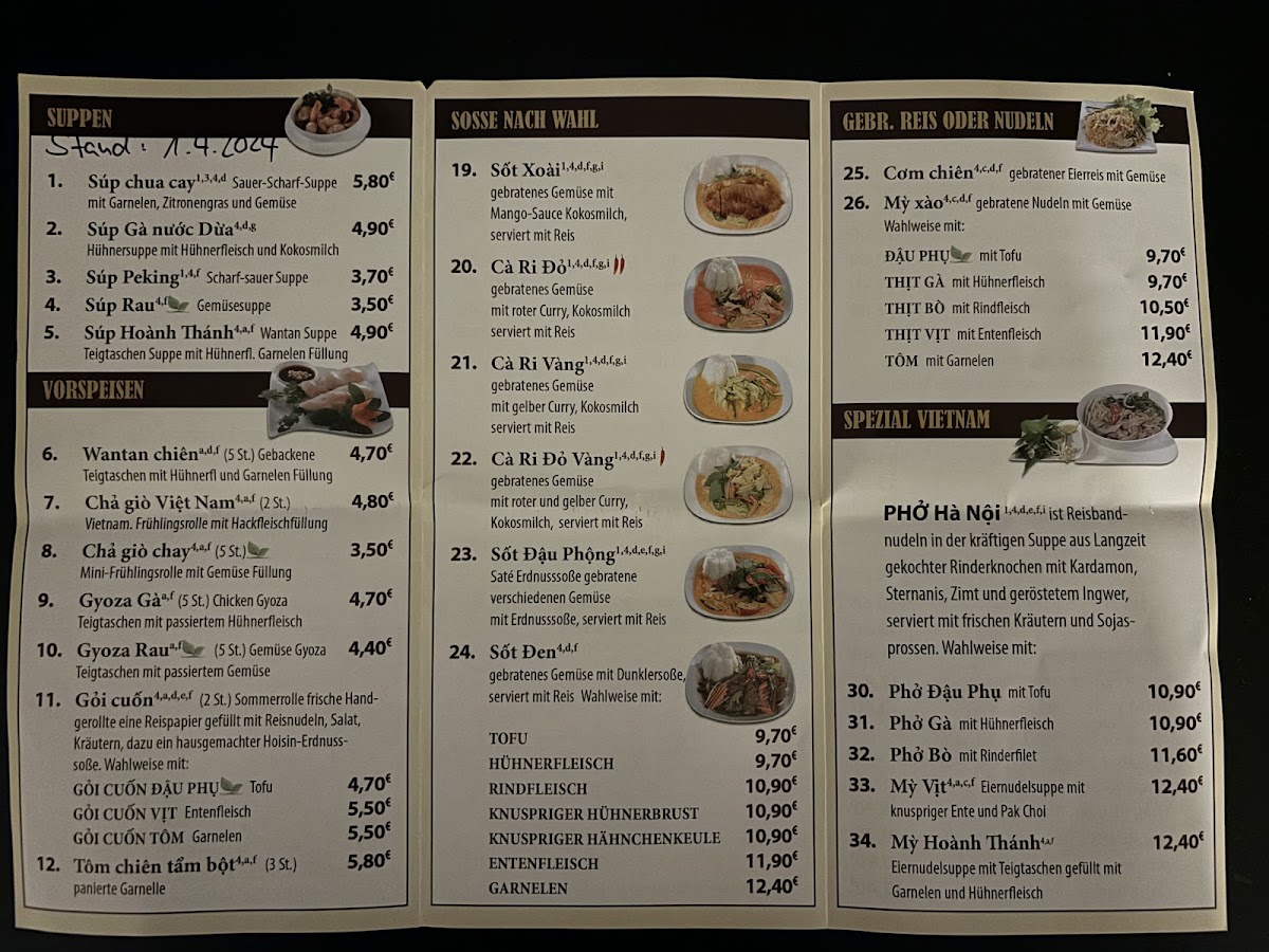 Sinh Ba - vietnamesische Küche Photo Menu 9