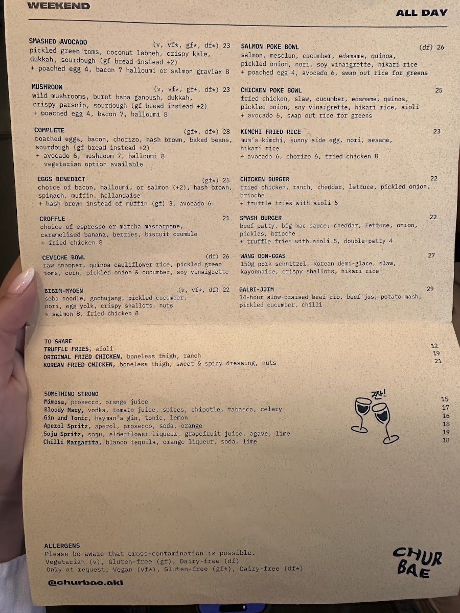 Chur Bae Photo Menu 4